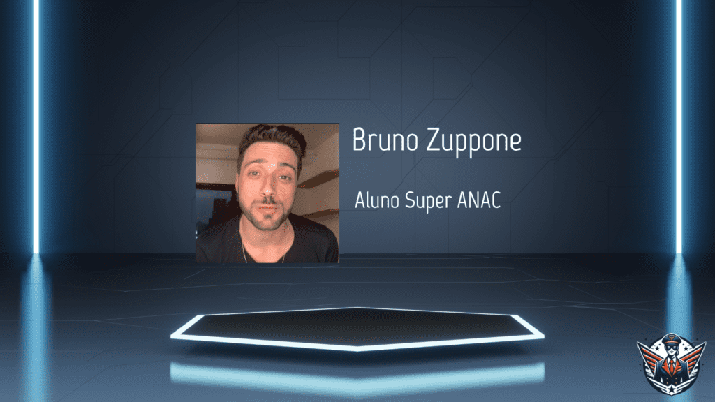 Bruno Zuppone, aluno Super ANAC