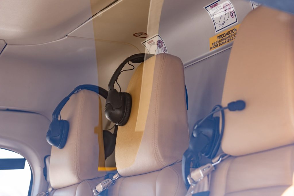 Interior sofisticado de aeronave